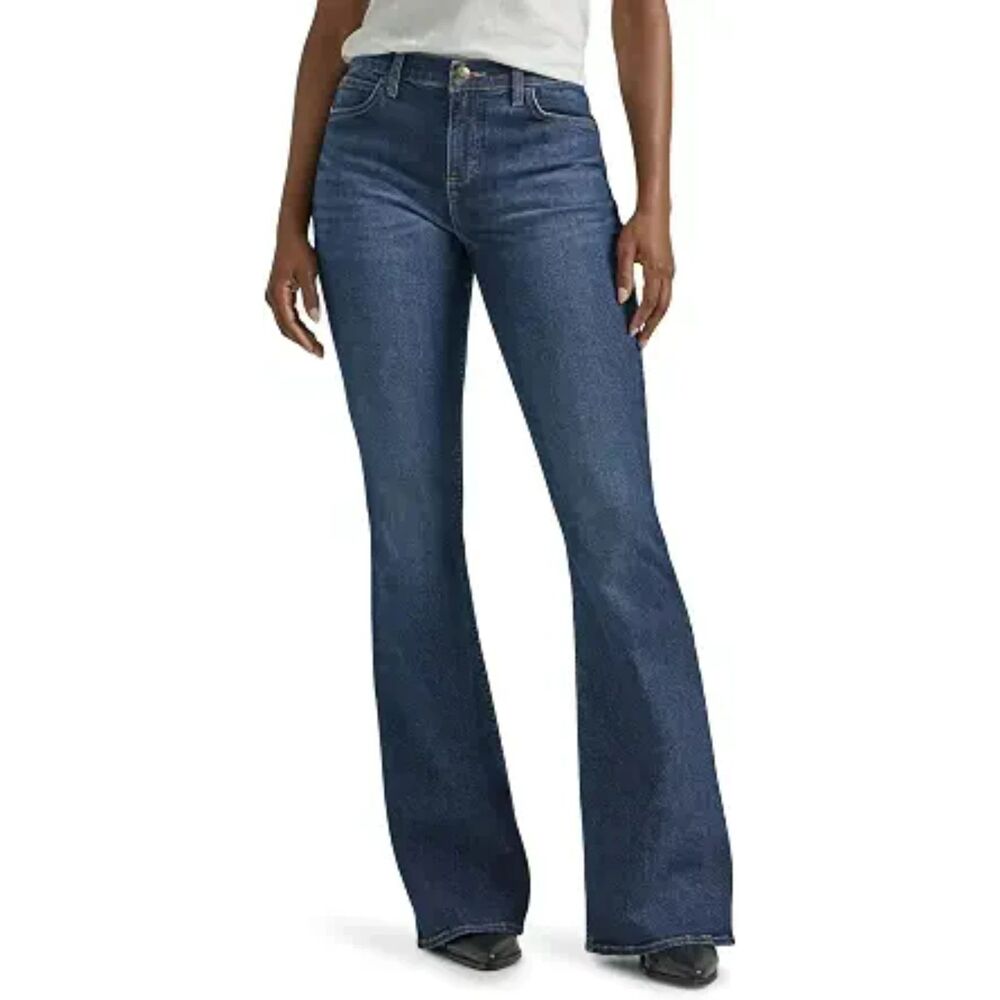 Lee Legendary Bootcut Jeans Women’s 14M Rivers Edge Stretch Denim